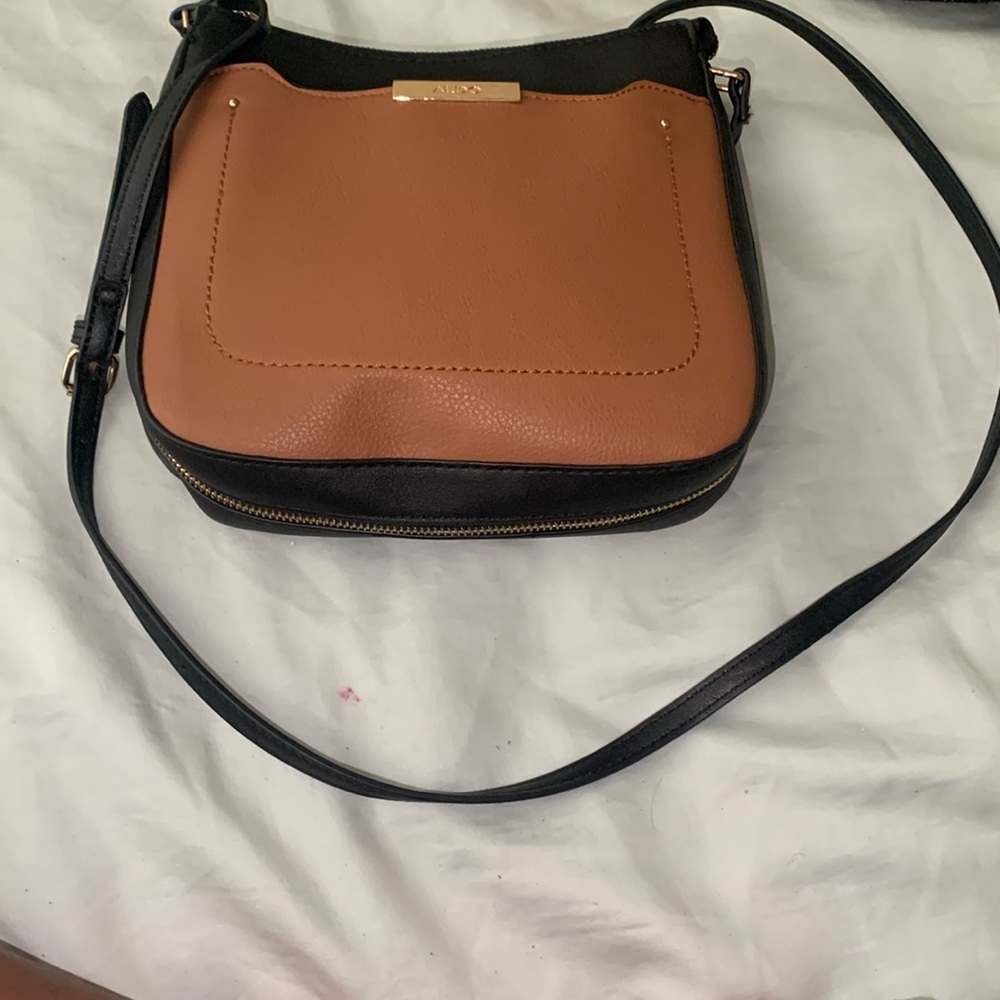 Brown and black Aldo Purse